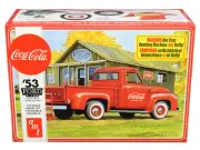 1953 Ford F-100 Pickup Truck Model Kit 1/25 Scale Coca-Cola AMT Vending Machi...