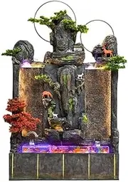 Fountain Living Room Decoration Fountain Waterscape Floor Feng Shui Ornaments Opening Housewarming Gardens