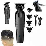 Blackout Trimmer Plus Zero Gap, Barbers Tonic Blackout Trimmer Zero Gap, Cordless Rechargeable Zero-Gapped Safety Razor Hair Clipper