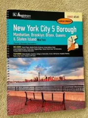 New York City 5 Borough Hagstrom Street Atlas Final Edition Brand New!