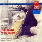 GAETANO DONIZETTI FOUR HANDS PIANO WORKS - AGORA MUSICA 2CD NEW AG 199
