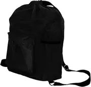 Abaodam Backpack Outdoor Shoulder Bag Basketball Bag Beach Bag for Men Volleyball Bag Travel Sling Bag Gym Drawstring Bags Soccer Drawstring Bag Gym Bags for Men Oxford Cloth Black