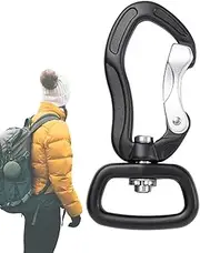Carabiner Clip Small | Camping Carabiner,D Ring Shape Key Ring Hook Multipurpose Clips for Backpacking Camping Outdoor Sport