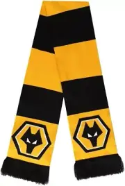 Wolverhampton Wonderers FC Wolves Bar Scarf