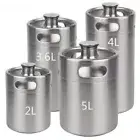 Beer Stainless Steel 304 Mini Keg Growler Mini Keg Style Home Brew Brewing