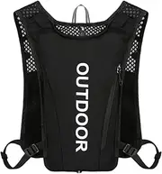 [Generic] Running Water Vest - Hydration Vest, Running Vest with Water Bladder, Adjustable 5L Running Vest for Men and Women, Adjustable Chest Straps Cycling Pouch, Runners Equipment for Outdoor Hiking