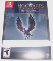 Hogwarts Legacy Onyx Hippogriff Mount Add-on DLC ONLY for Nintendo Switch