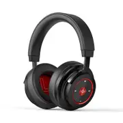 Picun P20 Wireless bluetooth Headphone Headset HiFi Heavy Bass AUX TF Card Microphone RED COLOR