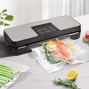 2 Rolls Vacuum Sealer Bags, 20cm x 6m Wide Portable Food Vacuums Sealers Machine Storage Seal Heat Roll Saver Small Kitchen Appliances, with Canister Hose Bag