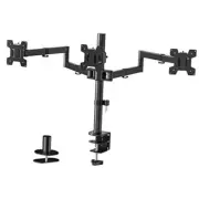 Triple Monitor Mount, Three Monitor Desk Mount Fits 13-27in Screens,Holds up