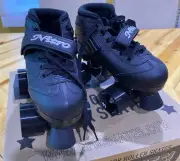 Epic Skates Super Nitro Indoor/Outdoor Quad Speed Roller Skates Kids 3 New