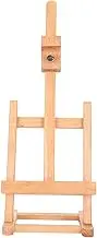 Wooden Easel Tabletop Painting Easel Artists Adjustable Beech Desktop Painting Display Holder Stand for Drawing, Oil Water Painting