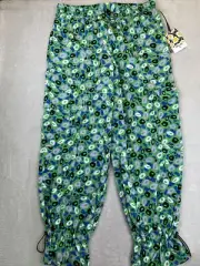 Diane von Furstenberg New Utility Jazz Dot Green Cargo Pants DVF/Target Large