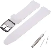 [MCXGL] Silicone Replacement Strap Ladies Ultra-Thin Skin Series no Second Watch Band(16mm)