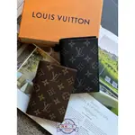 【凱莉二手】LV MONOGRAM 原花 字紋 護照 4卡 封套 護照夾 M64502 現貨+免運