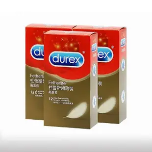 【Durex杜蕾斯】超薄裝保險套12入*3盒(共36入)