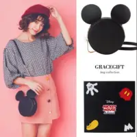 在飛比找蝦皮購物優惠-Grace gift Disney 米奇/米妮 側背包 後背