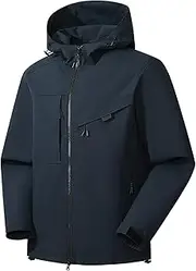 [fartey] Womens Waterproof Rain Jacket Lightweight Windproof Raincoat Active Outdoor Hiking Trench Coats Windbreaker