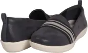 Clarks Cloudsteppers Ayla Sloane Womens Flat Navy US Size 8 M