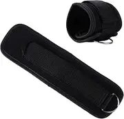 Adjustable Ankle Weights, Double D‑Ring Adjustable Ankle Straps Exercise Training Equipment for Gym Fitness Workout (Black)