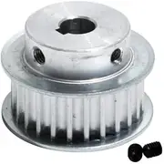 HTD5M-25T synchronous Pulley 16mm Belt Width Drive Pulley with Keyway 8/10/12/12.7/14/19mm Aperture 5mm Tooth Pitch Gear Pulley(Bore 19mm Key 6x2.8)