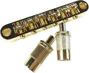 [Kaynes] Gold Guitar Roller Saddle Bridge Tune-O-Matic Bridge with Roller Saddles For Epiphone Les Paul LP SG Style 6 String Electric Guitar BM005 Golden