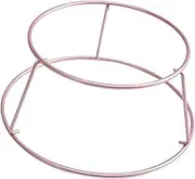 BEBEMOKO Cake Cooling Rack Bakers Rack Toaster Oven Rack Bakeware Microwave Chiffon Cake Cooler Canning Liner Aid Cooling Wire Rack Cookie Oven Lids Equipment Capacity Trays Rose Gold Alloy
