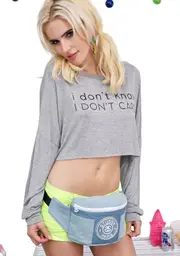 Don't Know Crop Top