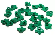Lego - Plants - Lot of 26 - Green, Plant, Plate 1 x 1 Round with 3 Leaves