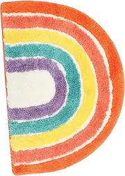 Hohopeti Rainbow Cat Litter Mat Non Slip Design Durable Litter Box Mat for Cats Versatile Adds Touch to Your Home
