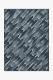 150' x 215' | Machine Washable Runner Rug | Kid & Pet Friendly | Indoor Rug | TIE Fighter Houndstooth Blue Rug | Ruggable