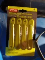RYOBI 8PK AC052N1FB Replacement Blades for 2-in-1 for Fixed String Trimmer Head