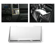 1pcs Central Power Socket Decoration Cover Trim For Ford F150 2015-2020 Chrome (for: Ford)