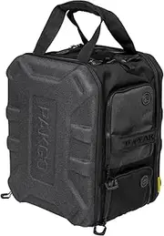 Topeak PakGo GearPack II – 38L Hard Shell Cycling Gear Bag with 3 Compartments, 6 Side Pockets, Helmet Holder, Hidden Backpack Straps, Water Drainage – Ideal for Triathlon, Road & Gravel Riders