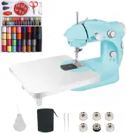 Portable Sewing Machine, Electric Sewing Machine with 99Pcs Needlework Kit and E