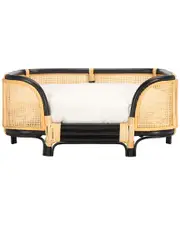 Safavieh Timo Rattan Pet Bed With Cushion