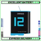 2000mAh Battery For GoPro Hero 9 10 11 12 ADBAT-001