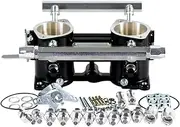 55MM 55IDA TBS Throttle Bodies Jenvey IDA PRO-SERIES IDA THROTTLE Compatible For Weber & Dellorto W 2 Fuel Rail KITS