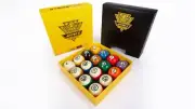 Predator Arcos II Billiards Phenolic 2 1/4 in Pool Balls Set Designed w/ Aramith
