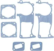WUTONGMU Crankcase Cylinder Muffler Gaskets Set Fit for Husqvarna 340 345 346XP 350 353 Fit for Jonsered CS 2141 2145 2150 2152 2153 Chainsaw