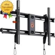 Wall Mount TV Bracket for Tvs up to 90" - Low Profile Design Tilts to Eliminate