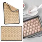 30 Cavities Non Stick Macaron Baking Mat Silicone Cake Macaroon Moulds Pad AU