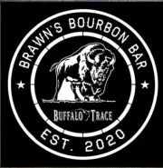 Custom Buffalo Trace LED Bar Sign Personalized Home bar pub Lighted non neon