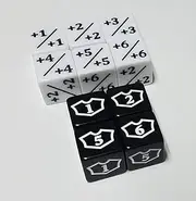 10x Counter & Loyalty 1-6 Dice for Magic: The Gathering and other games/CCG MTG
