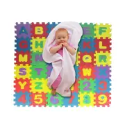 Kids Baby Foam Play Mat Interlocking Alphabet And Numbers Floor Puzzle Tile Set