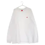 SUPREME T恤 襯衫SMALL BOX小型 框 白色 刺繡 長袖 日本直送 二手