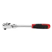 Ampro 3/8" T29857 Drive Flex Head Ratchet/Socket Spanner Tool 242mm Chrome