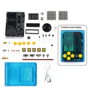 DIY Pixel Game Kit Mini Pixel Game Console with Voice Electronics DIY9397