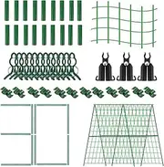 Foldable Cucumber Trellis,Climbing Plants Support Raised Bed - Climbing Plants Support Raised Bed, Garden Trellis Plant Grow Support for Tomato Squash