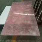 Pink Rose Quartz Stone Coffee & Dining Table Crystal Mosaic Arts Decors
